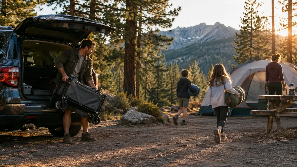 How to Haul Camping Gear From Car to Campsite With a Wagon