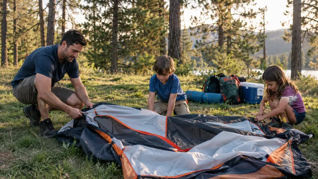 How to Set Up a Family Cabin Tent Fast With Kids Helping