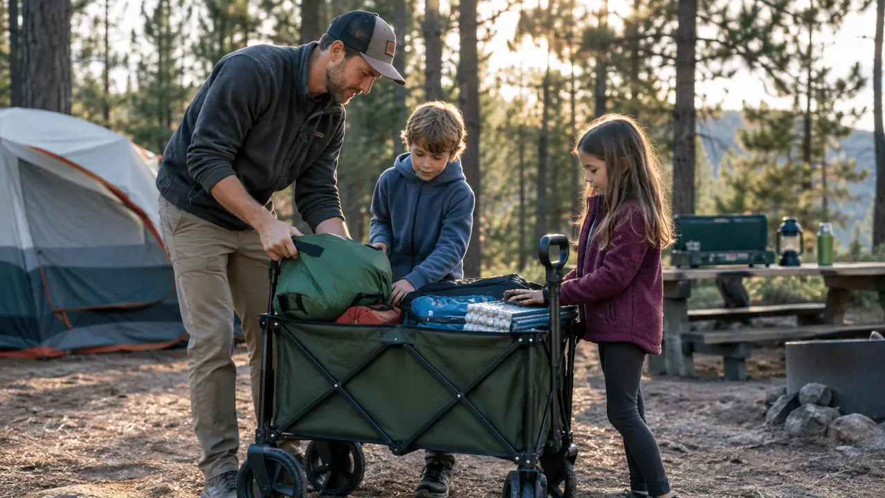 Mac Sports Folding Wagon Review: A Season of Family Camping Trips